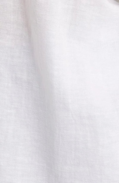 Rip Curl Premium Linen Button-up Blouse In White