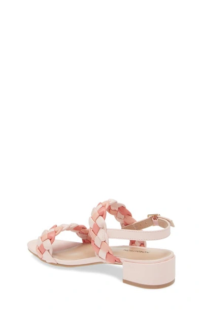 Nordstrom Kids' Rylie Braided Slingback Sandal In Pink Lantana