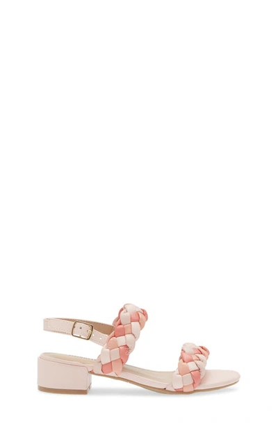 Nordstrom Kids' Rylie Braided Slingback Sandal In Pink Lantana