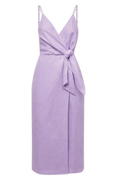 Shop Reiss Esme Sheath Dress In Lilac
