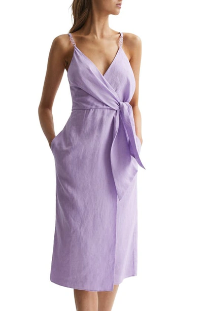 Shop Reiss Esme Sheath Dress In Lilac