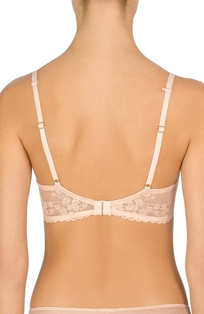 Shop Natori Cherry Blossom Convertible Underwire Bra In Cameo Rose