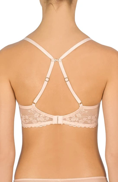 Natori Cherry Blossom Convertible Contour Underwire Bra 721191 In Cameo Rose
