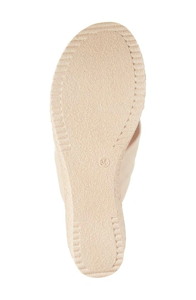 Shop Cordani Bella Espadrille Wedge Sandal In Natural Leather
