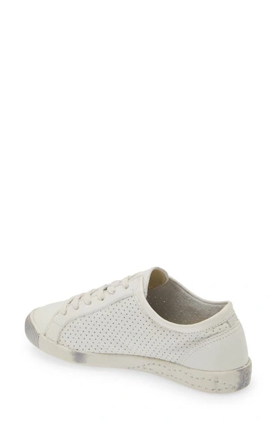 Softinos By Fly London Ica Sneaker In 025 White Smooth Leather