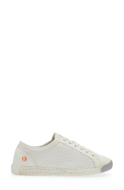 Shop Softinos By Fly London Ica Sneaker In 025 White Smooth Leather