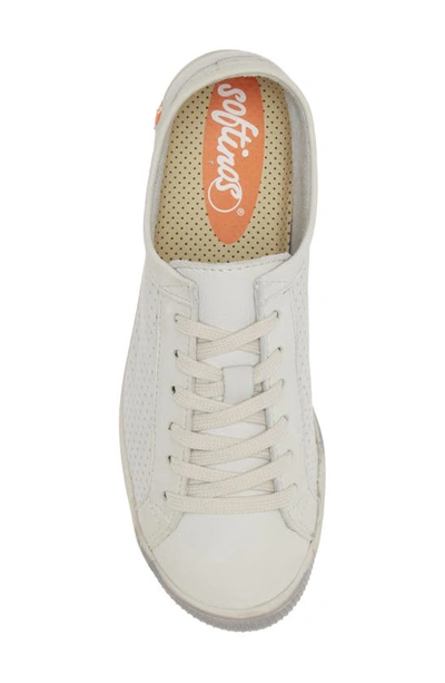 Softinos By Fly London Ica Sneaker In 025 White Smooth Leather