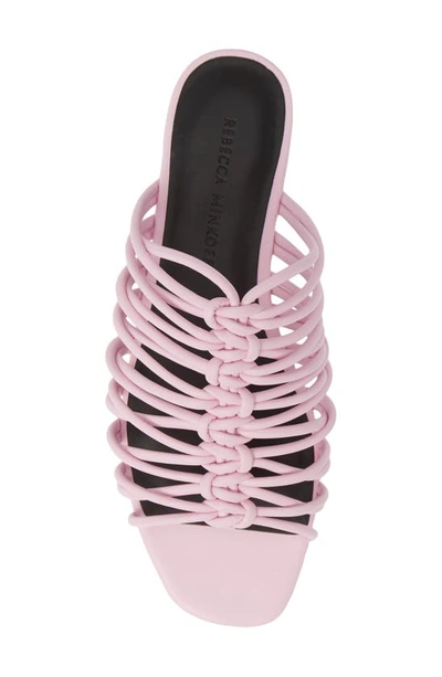 Shop Rebecca Minkoff Maelynn Slide Sandal In Light Orchid Leather