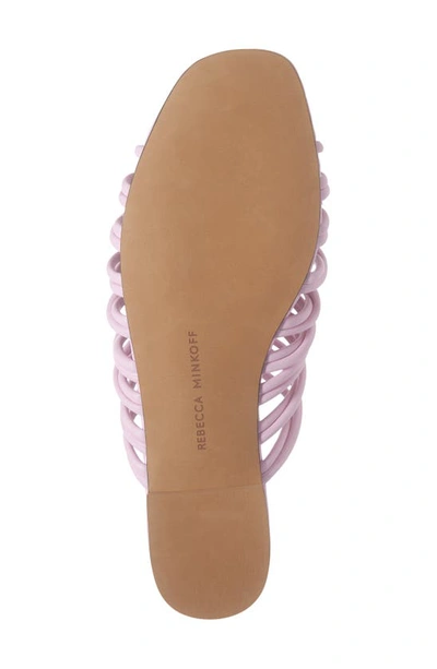 Shop Rebecca Minkoff Maelynn Slide Sandal In Light Orchid Leather