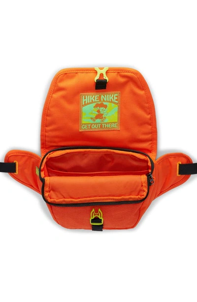 Shop Nike Hike Convertible Belt Bag In Safety Orange/ Vivid Orange