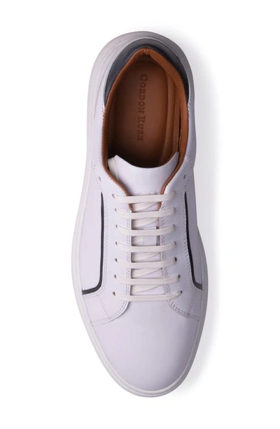 Shop Gordon Rush Devon Sneaker In White/ Navy