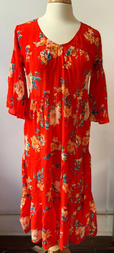 Shop Tolani Greta Dress In Red