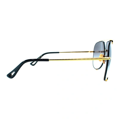 Dita Talon Dt 23007-a-blk-gld-62-z Unisex Aviator Sunglasses In Gold