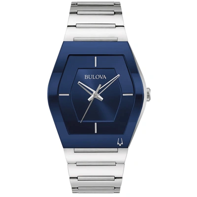 Shop Bulova Men's Blue Dial Watch