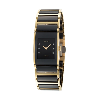 Shop Rado Women's Integral 19mm Quartz Watch In Gold