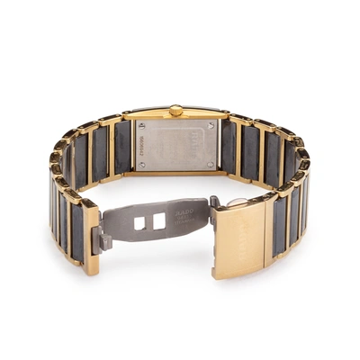 Shop Rado Women's Integral 19mm Quartz Watch In Gold