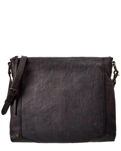 Shop Frye Shiloh Leather Hobo Bag In Grey