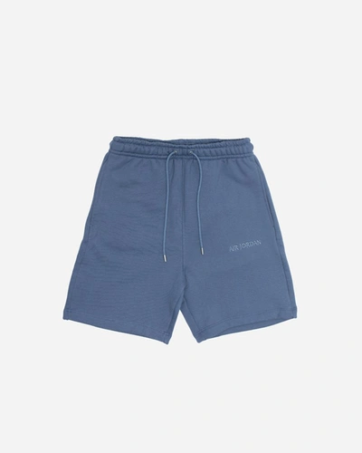 Shop Jordan Brand Air Jordan Fleece Shorts In Blue