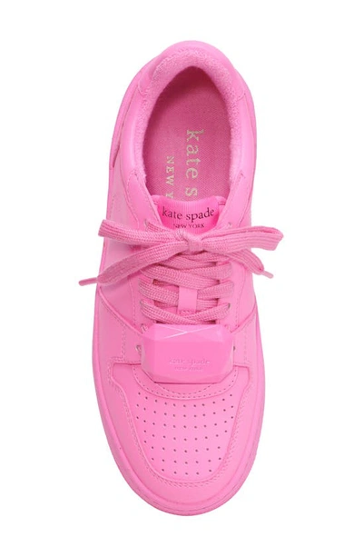 Shop Kate Spade Bolt Sneaker In Shockwave Pink