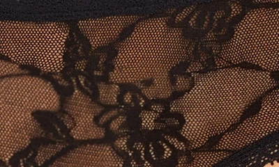 Natori Bliss Allure One-size Lace Thong In Black