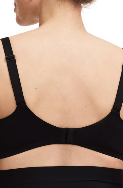 Chantelle Lingerie Pure Wireless Unlined Maternity/nursing Bra In Black-11