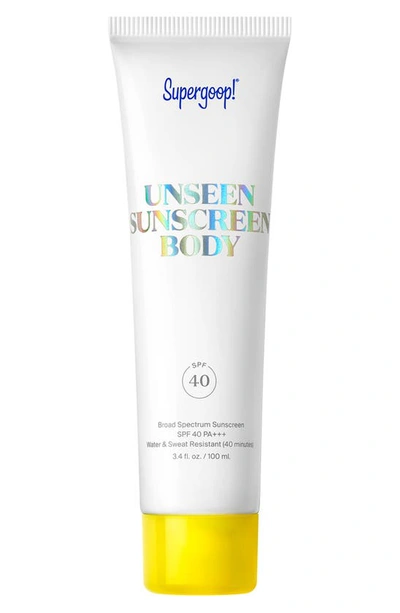 Shop Supergoop Unseen Sunscreen Body Spf 40