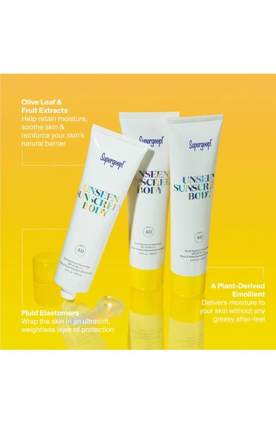 Shop Supergoop Unseen Sunscreen Body Spf 40