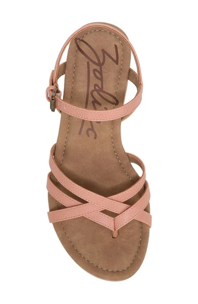 Shop Zodiac Rita Platform Wedge Sandal In Damas Pink