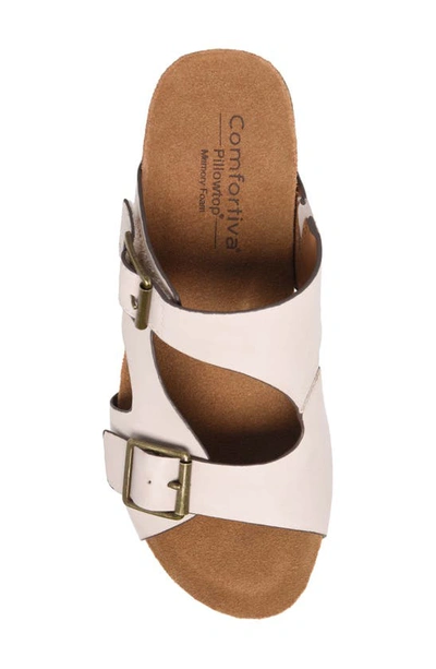 Shop Comfortiva Emah Wedge Sandal In Beige