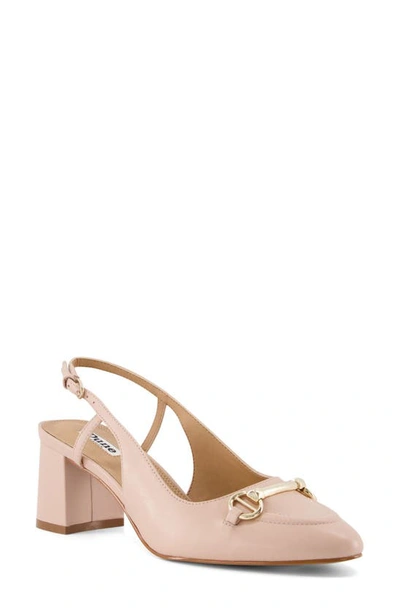 Shop Dune London Cassie Block Heel Slingback Pump In Beige