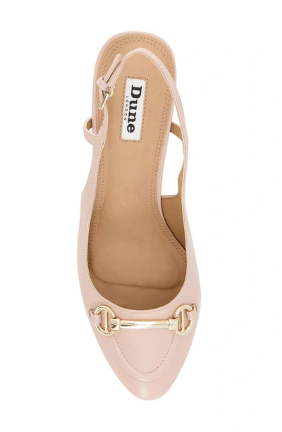 Shop Dune London Cassie Block Heel Slingback Pump In Beige