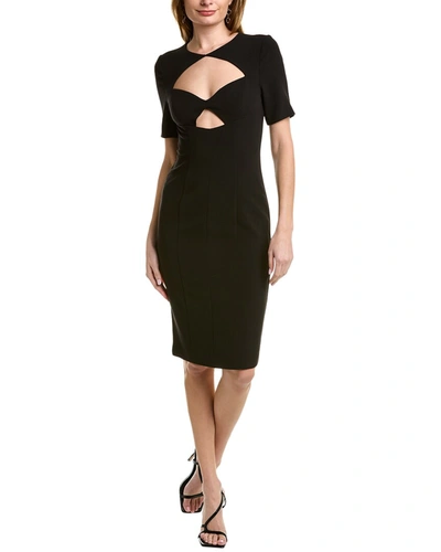 Shop Black Halo Cressida Midi Dress In Black