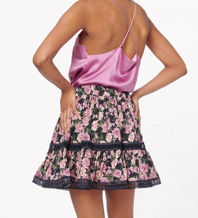 Shop Cami Nyc Nomiko Skirt In Mulberry Rose In Multi