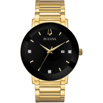 Shop Bulova Men's Gold Dial Watch
