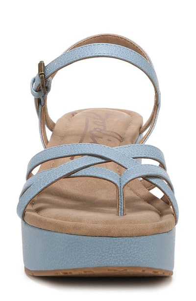 Shop Zodiac Rita Platform Wedge Sandal In Fresh Blue