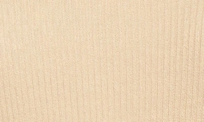 Shop Dion Lee Triple Loop Cutout Detail Long Sleeve Cotton Blend Bodysuit In Sand
