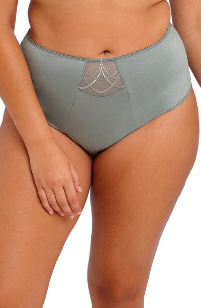 Shop Elomi Cate Full Figure High Waist Briefs In Willow