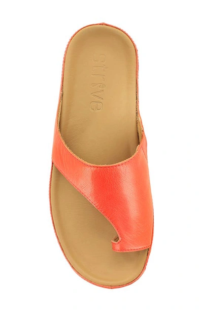 Strive Capri Ii Slide Sandal In Orange