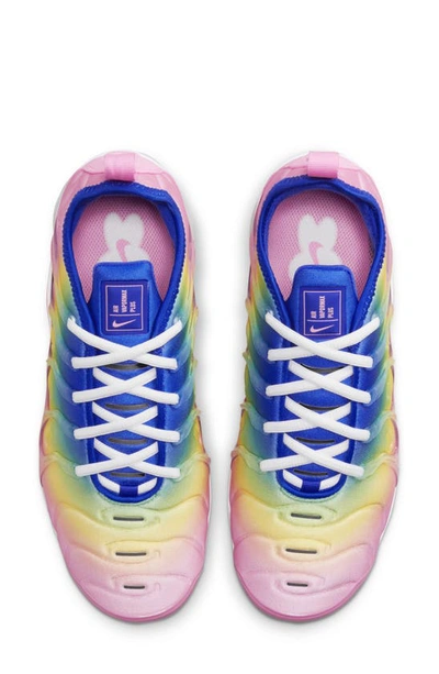 Nike Air Vapormax Plus "cotton Candy Rainbow" Sneakers In Pink/ Green/ Blue/ Citron