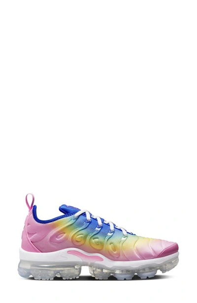 Nike Air Vapormax Plus "cotton Candy Rainbow" Sneakers In Pink/ Green/ Blue/ Citron