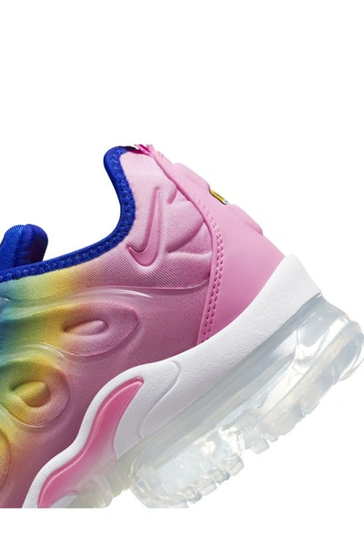 Nike Air Vapormax Plus "cotton Candy Rainbow" Sneakers In Pink/ Green/ Blue/ Citron