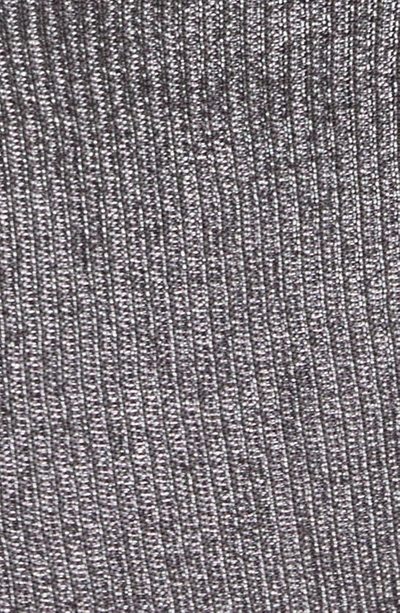 Shop Paloma Wool Gelatto Metallic Knit Bra Top In C/812 Black Silver