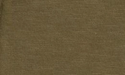 Zella Explore Half Zip Terry Hoodie In Olive Night