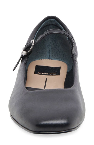 Dolce Vita Reyes Mary Jane In Black Leather