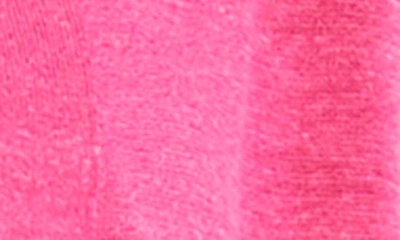 Shop Nic + Zoe Open Front Linen Blend Cardigan In Shocking Pink