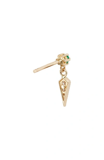 Meira T Women's 14k Yellow Gold & Diamond 0.26 Tcw Diamond Dagger Drop Earrings In Yellow Gold
