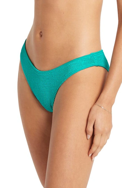 Shop Bound By Bond-eye Sign Hipster Bikini Bottoms In Turquoise Shimmer