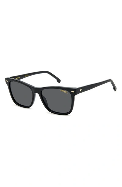 Shop Carrera Eyewear 54mm Gradient Rectangular Sunglasses In Black/ Grey