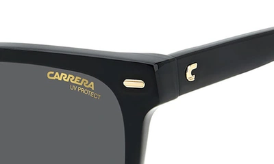 Shop Carrera Eyewear 54mm Gradient Rectangular Sunglasses In Black/ Grey