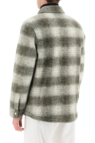 Shop Apc 'new Alan' Flannel Jacket